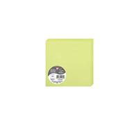 Clairefontaine 22840C - Paquet de 25 Cartes Doubles - Format Carré (13,5x13,5cm) - 210g - Coloris Vert Bourgeon - Carton d'Invitation Evènements et Correspondance - Gamme Pollen - Papier Premium Lisse