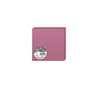 Clairefontaine 22855C - Paquet de 25 Cartes Doubles - Format Carré (13,5x13,5cm) - 210g/m² - Coloris Rose Hortensia - Invitation Evènements et Correspondance - Gamme Pollen - Papier Premium Lisse