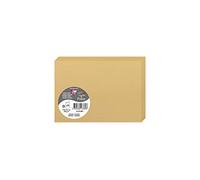 Clairefontaine 2338C - Paquet de 25 Cartes Doubles - Format C6 11x15,5cm - 210g/m² - Coloris Caramel - Cartons d'Invitation Evènements et Correspondance - Gamme Pollen - Papier Premium Lisse