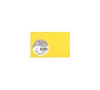 Clairefontaine 26423C - Sachet de 5 Cartes Simples - Format 8,2x12,8cm - 210g/m² - Coloris Jaune Soleil - Invitation Evènements et Correspondance - Gamme Pollen - Papier Premium Lisse