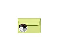 Clairefontaine 26471C - Sachet de 5 Enveloppes Auto-Adhésives - Format 9x14cm - 120g/m² - Coloris Vert Bourgeon - Invitation Evènements et Correspondance - Gamme Pollen - Papier Premium Lisse
