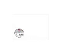 Sachet de 5 cartes simples Pollen 148x210 210g/m2 - Blanc