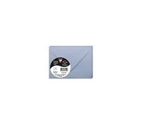 Sachet de 5 enveloppes Pollen 75x100 120g/m2 - Bleu lavande