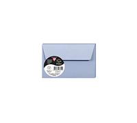 Sachet de 5 enveloppes Pollen 90x140, kraft 120g/m2 - Bleu lavande