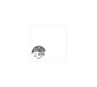 Clairefontaine 2816C - Paquet de 25 Cartes Doubles - Format Carré 13,5x13,5cm - 210g/m² - Coloris Blanc - Cartons d'Invitation Evènements et Correspondance - Gamme Pollen - Papier Premium Lisse