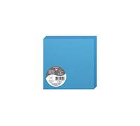 Clairefontaine – Paquet de 25 cartes pliées Pollen 135×135 mm – 210 g/m² – Bleu turquoise