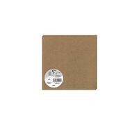 Clairefontaine Cartes simples Pollen 160 x 160 mm 210 g/m² Kraft Paquet de 25