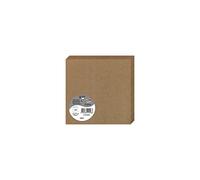Clairefontaine Paquet de 25 cartes pliées Pollen 135×135 mm 210 g/m² Kraft