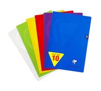 Clairefontaine 303162Cpack Lot 10 Cahiers A4 21x29,7 96p Petits Carreaux