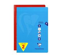 Clairefontaine 303167AMZC - Lot 2 Cahiers TP Mimesys A4 80p GC + Unies 125g
