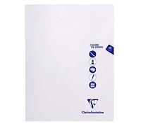 Cahier Dessin piqué Mimesys 24x32cm 48 pages uni Incolore - Incolore
