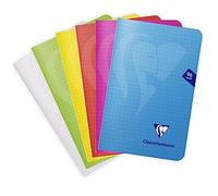 Carnet piqué Mimesys 11x17cm 96 pages petits carreaux Couleur aléatoire - Assortis