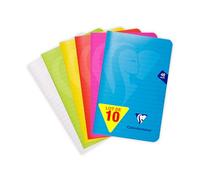 Clairefontaine 303656Cpack Lot 10 Carnets Agrafés 11x17 48p Ligné