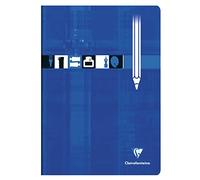 Clairefontaine 3160C Cahier à Dessin Agrafé Bleu - A4 - 32p unies - à
