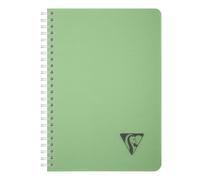 Clairefontaine 327502C Collection Linicolor ESSENCE Un Carnet à Spirale - A5 14,8x21 cm - 180 Pages Petits Carreaux - Papier Blanc 90 g - Couverture Polypro Transparent - Jaune Paille