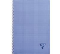 Cahier spirales Clairefontaine Linicolor - A4 21 x 29,7 cm - petits carreaux - 100 pages