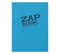 Clairefontaine 3357C Carnet Encollé Zap Book - 160 Feuilles Papier Croquis 100% Recy 6 10,5x14,8 cm 80g - Couleur de Couverture Aléatoire (4 coloris possible)