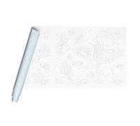 Clairefontaine 34186C - Un rouleau de papier fresque à peindre pré-imprimé 120g, 10mx0,50m, Sous la mer