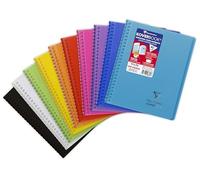 Clairefontaine 356601C - Cahier Spirale Koverbook 17x22cm 160p PC Polypro