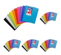 Clairefontaine 356601C - Cahier Spirale Koverbook 17x22cm 160p PC Polypro (Lot de 5)