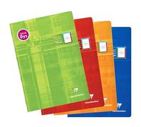 Cahier d'écriture piqué spécial Dys A4 48 pages cadre et lignes 4 couleurs Interligne 2 mm - Assortis