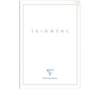 Clairefontaine 36170C Collection Triomphe GOLD Un Carnet Cousu Blanc - A4 21x29,7 cm - 96 Pages Unies Blanches - Papier 90 g - Couverture Carte avec Marquage Or