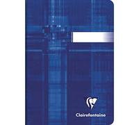 Clairefontaine Carnet piqué A6 10,5x14,8 cm 96 pages petits carreaux 5x5 90 g couverture assortie