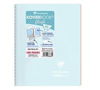 Clairefontaine Cahier spirale Koverbook Blush A5 14,8x21 cm petits carreaux 160 p. papier blanc 90 g