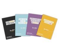Carnet de bord enseignant piqué A5 40 pages Visuels Fantaisie assortis - Assortis