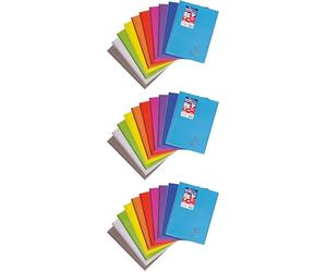 Clairefontaine 376401C Un Cahier à Spirale Koverbook - A4 21x29,7 cm - 160 Pages Grands Carreaux - Papier Blanc 90 g - Couverture Polypro Couleur Aléatoire (Lot de 3)