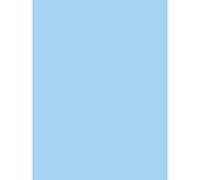 Clairefontaine 384527C - Paquet de 25 Feuilles de Papier Affiche Peinte 90g/m² - Format 60x80cm - Découpage, Ecriture, Collage - Loisirs Créatifs Adultes et Enfants - Coloris Bleu Ciel