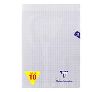 Clairefontaine 393101Cpack Lot 10 Cahiers Agrafés Mimesys Incolores - A4
