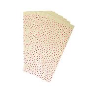 Clairefontaine Pochette papier kraft Coeurs – Sachet de 50, 11x21+5 cm