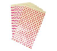Sach. x50 poch. kraft, 21x37+7cm,pois - Kraft