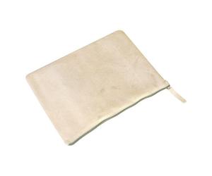 Clairefontaine 400047c - Une Pochette Universelle Plume 23x32 Cm En Cuir Daim Irisé, Or