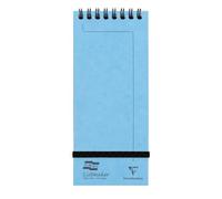 Clairefontaine 482/1115Z Un Bloc Shopping à Spirale en-Tête Listmaker Europa Turquoise - 7,6x18 cm - 120 Pages Lignées - Papier Blanc 90 g - Couverture Carte Lustrée