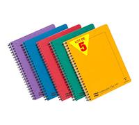 Clairefontaine 482/1124Z - Lot 5 Cahiers Notemakers Europa A4+ 240p Lig. 4T