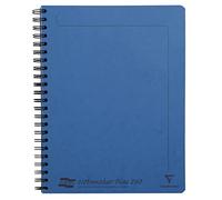 Clairefontaine 482/1130Z Un Cahier à Spirale Notemaker Europa Bleu - A4+ 22,5x29,7 cm - 240 Pages Détachables Perforées Lignées avec Marge - Papier Blanc 90g - Couverture Carte Lustrée