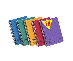 Clairefontaine 482/1137Zpack - Lot 10 Carnets Notemaker Europa A6 120p PC