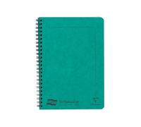 Clairefontaine 4853Z Un Cahier à Spirale Notemakers Europa Vert - A5 14,8x21 cm - 120 Pages Détachables Lignées - Papier Blanc 90 g - Couverture Carte Lustrée