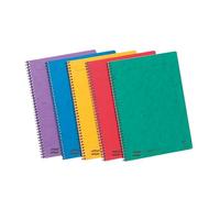 Notemaker Europa cahier reliure intégrale A4 120 pages détachables ligné - Assortiment A