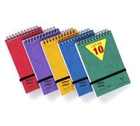 Clairefontaine 4935Z - Lot 10 Blocs Midi Pad Europa 10,2x15,2cm 200p Lig.