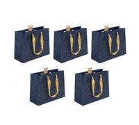 CLAIREFONTAINE - 5 sacs Premium Shopping 32x13x24,5cm - 210g - Ciel étoilé