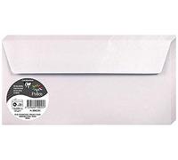 Clairefontaine 50025C - Paquet de 20 Enveloppes Auto-Adhésives - Format DL (11x22cm) - 120g - Coloris Rose Poudré Irisé - Invitation Evènements et Correspondance - Gamme Pollen - Papier Premium Lisse