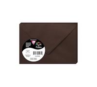 Clairefontaine Enveloppes Pollen 75 x 100 mm 120 g/m² Cacao - Paquet de 20