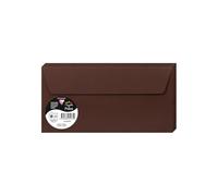 Paquet de 20 enveloppes Pollen 110x220mm 120g/m2 - Cacao