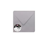 Paquet de 20 enveloppes Pollen 165x165mm 120g/m2 - Gris koala