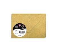 Clairefontaine 54080C Pack 20 Mini Enveloppes 7,5x10 cm 120g Or