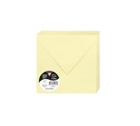 Clairefontaine 5453C Pack 20 Enveloppes gommées 16,5x16,5 cm 120g Canari
