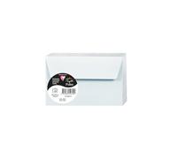 Clairefontaine 5461C - Paquet de 20 Enveloppes Auto-Adhésives - Format 9x14cm - 120g/m² - Coloris Bleu - Invitation Evènements et Correspondance - Gamme Pollen - Papier Premium Lisse